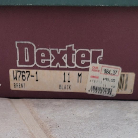 Dexter Vintage Black Leather Wing Tip Tassel Kiltie Dress Brent Loafers USA 11 - Picture 10 of 16